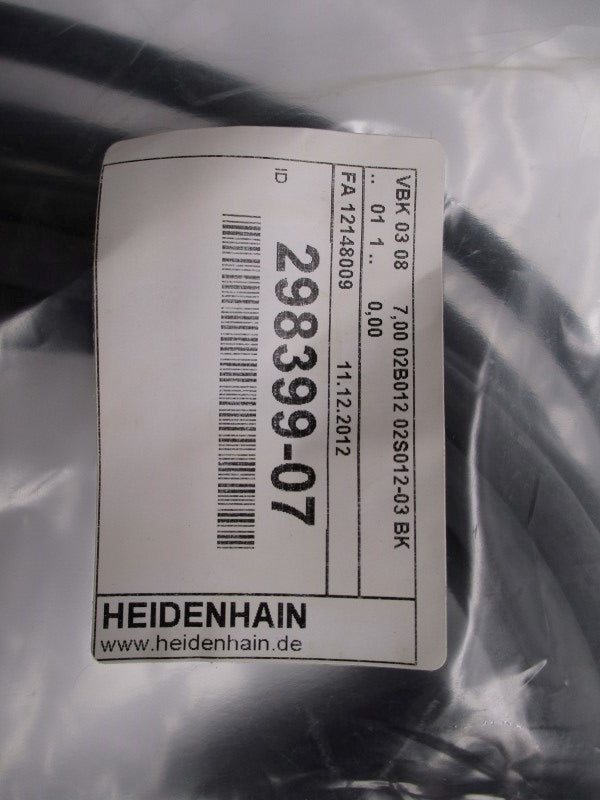 HEIDENHAIN 298399-07 VBK03087,0002B01202S012-03BK NSMP