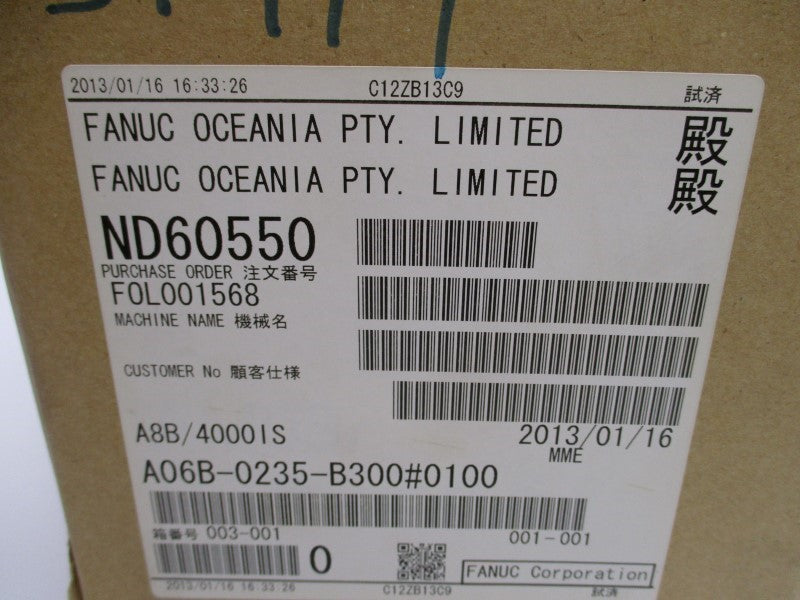 FANUC A06B-0235-B300#0100 NSFS