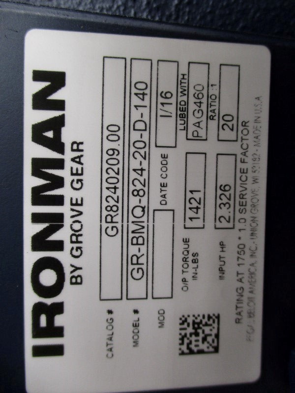IRONMAN GR8240209.00 GR-BMQ-824-20-D-140 NSMP