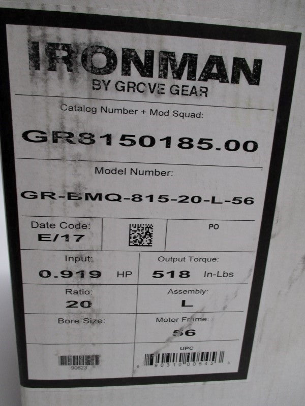 IRONMAN GR8150185.00 GR-BMQ-815-20-L-56 NSMP