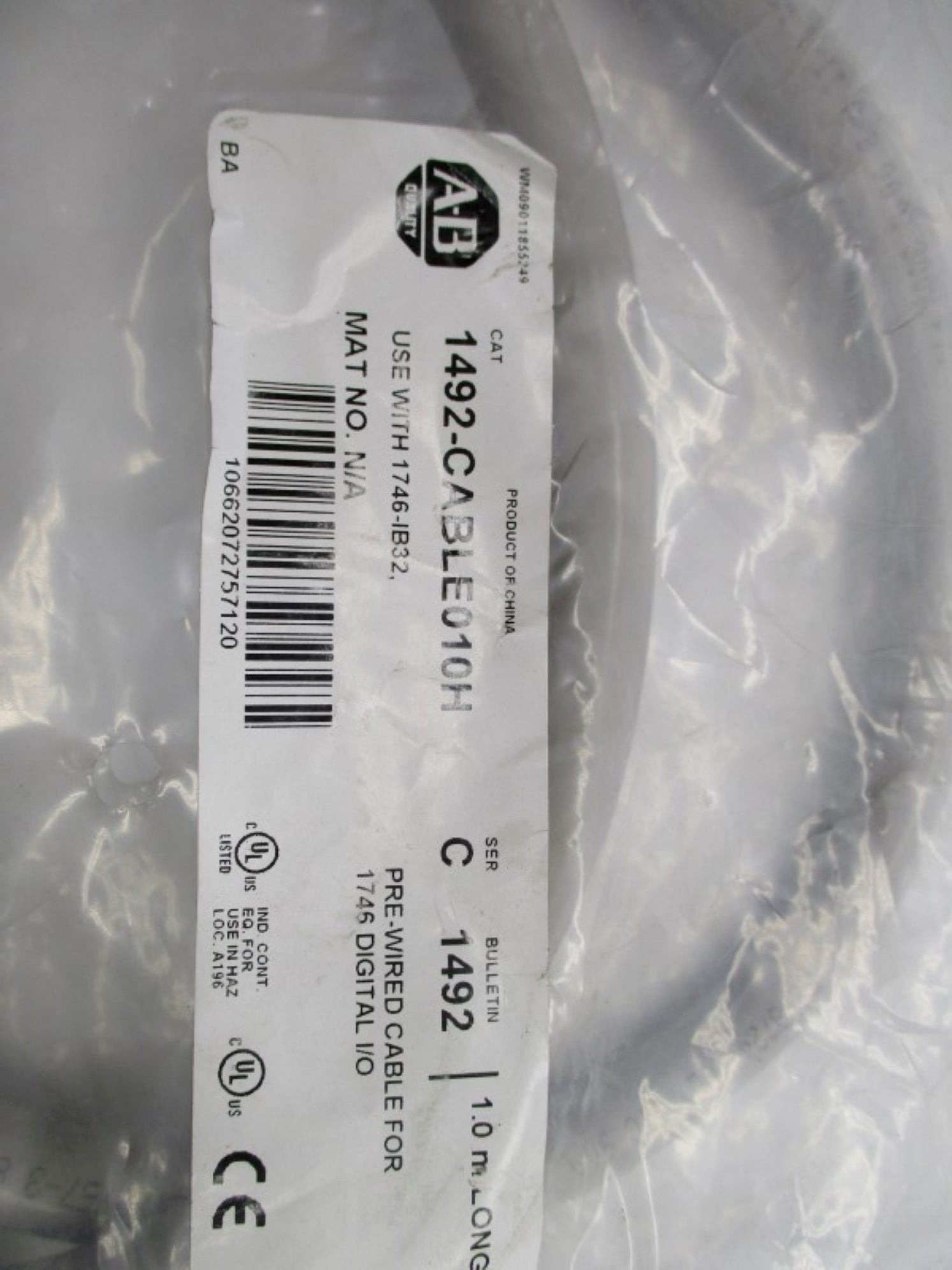 ALLEN BRADLEY 1492-CABLE010H SER. C NSMP