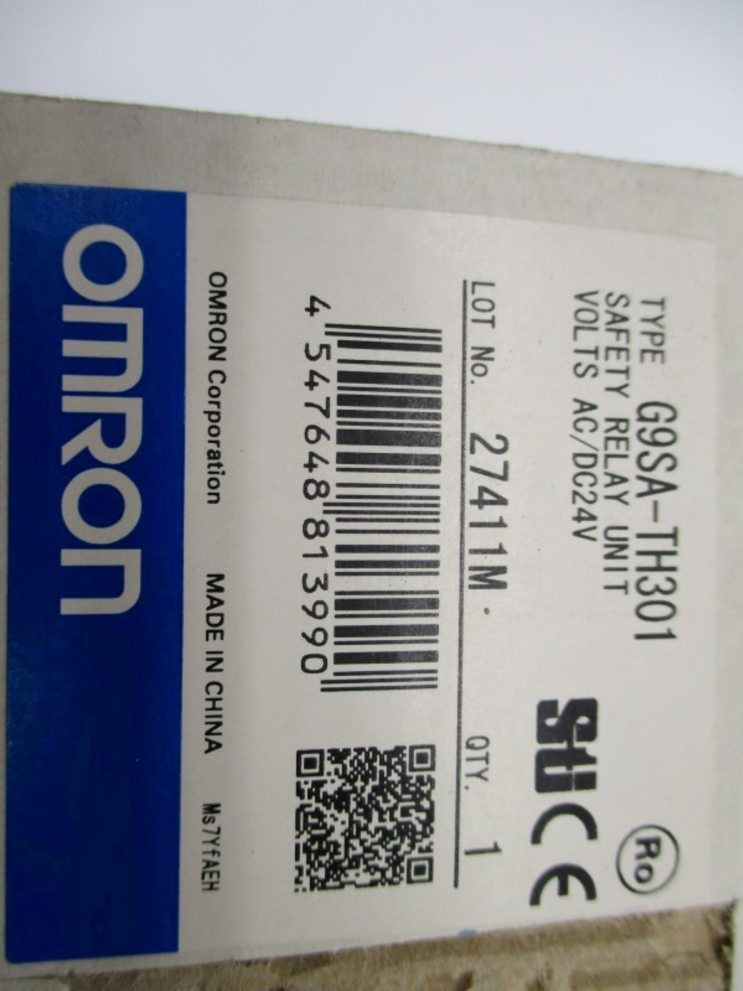 OMRON G9SA-TH301 NSMP