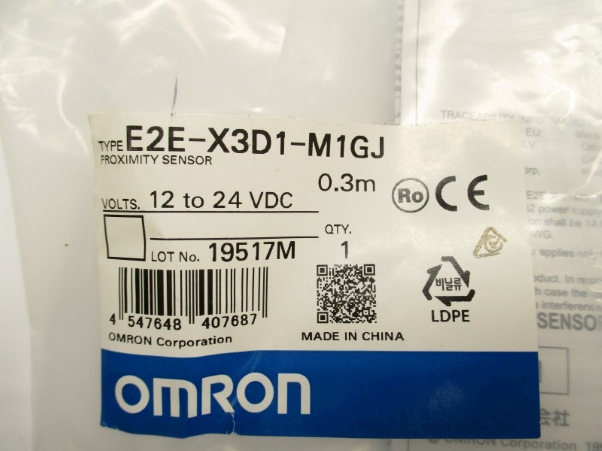 OMRON E2E-X3D1-M1GJ NSMP