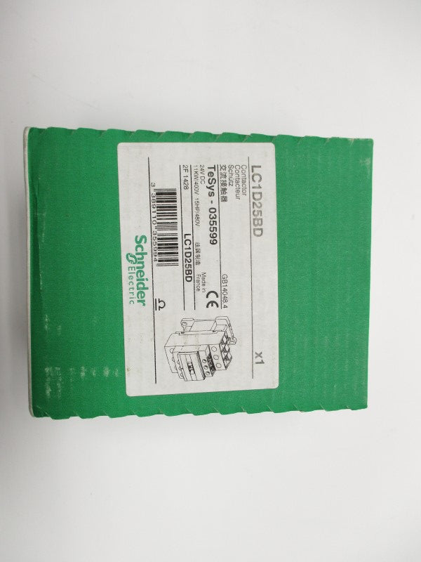 SCHNEIDER LC1D25BD 24VDC NSFS