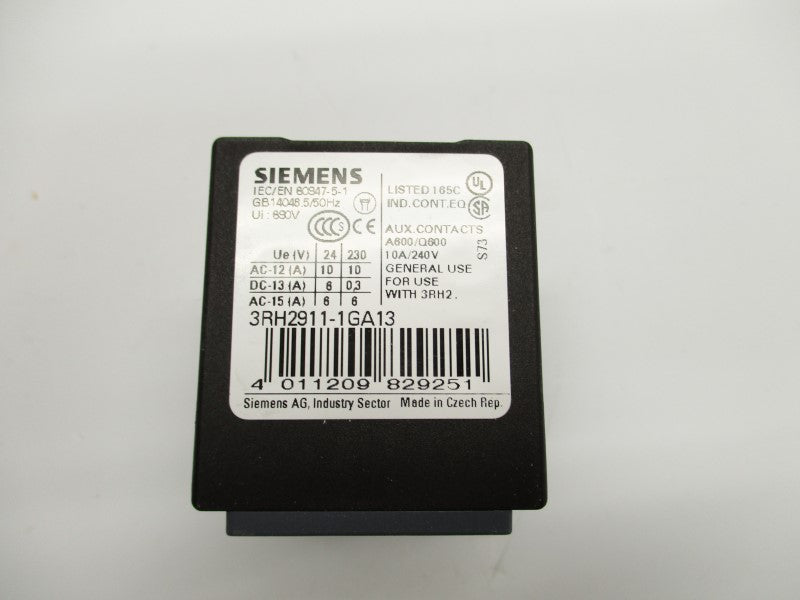 SIEMENS 3RH2911-1GA13 NSMP