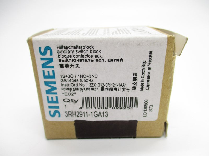 SIEMENS 3RH2911-1GA13 NSMP