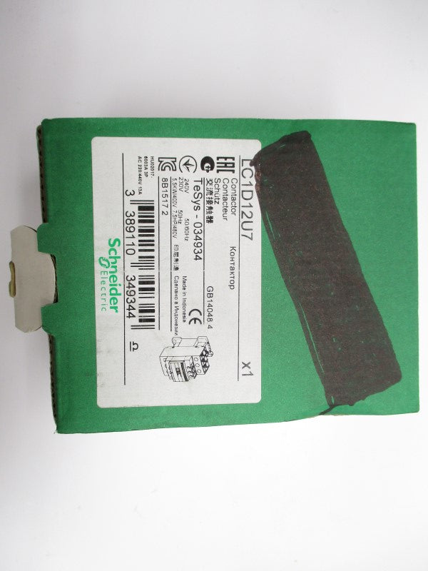 SCHNEIDER LC1D12U7 240V NSMP