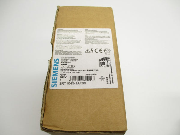 SIEMENS 3RT1045-1AF00 110V NSMP