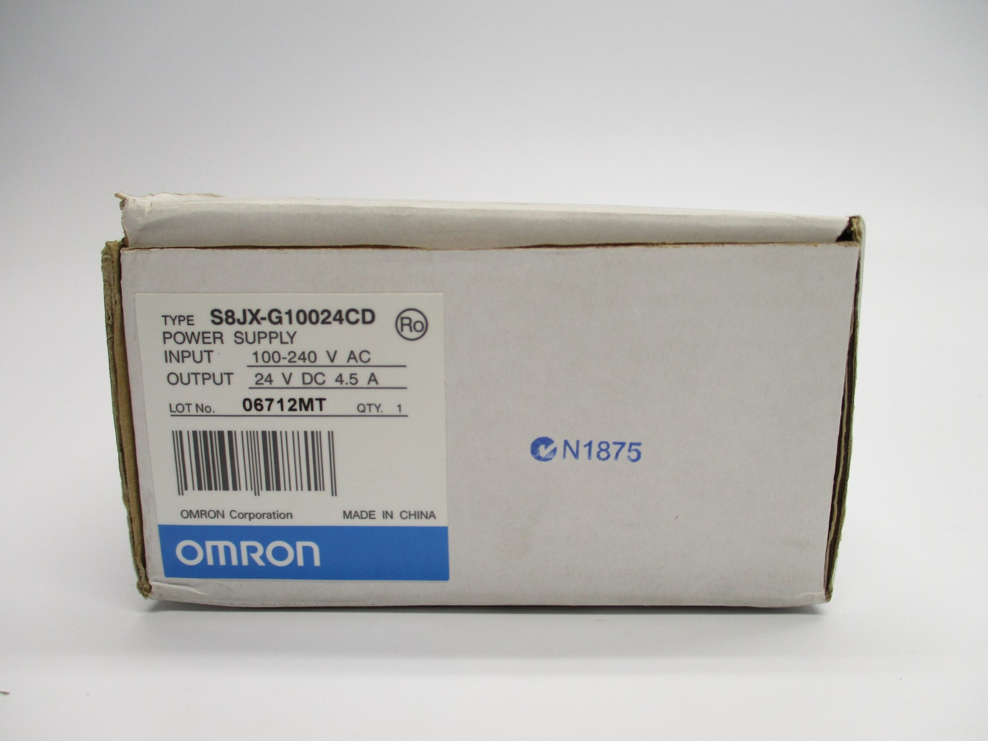 OMRON S8JX-G10024CD NSMP