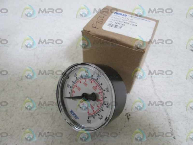 WIKA 9690705 111.12 2" PRESSURE GAUGE 0-160PSI/KPA  NSMP