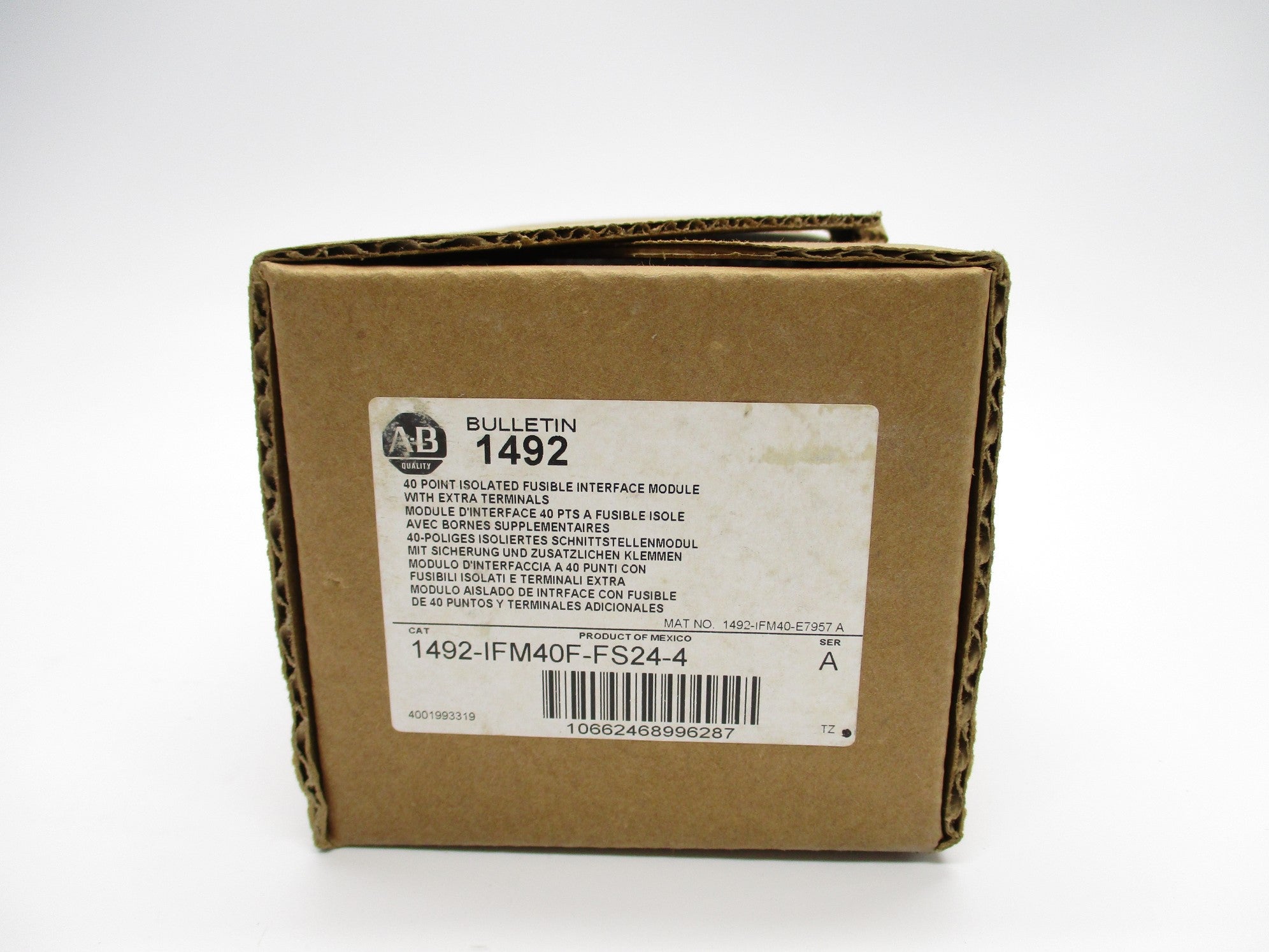 ALLEN BRADLEY 1492-IFM40F-FS24-4 SER. A NSMP