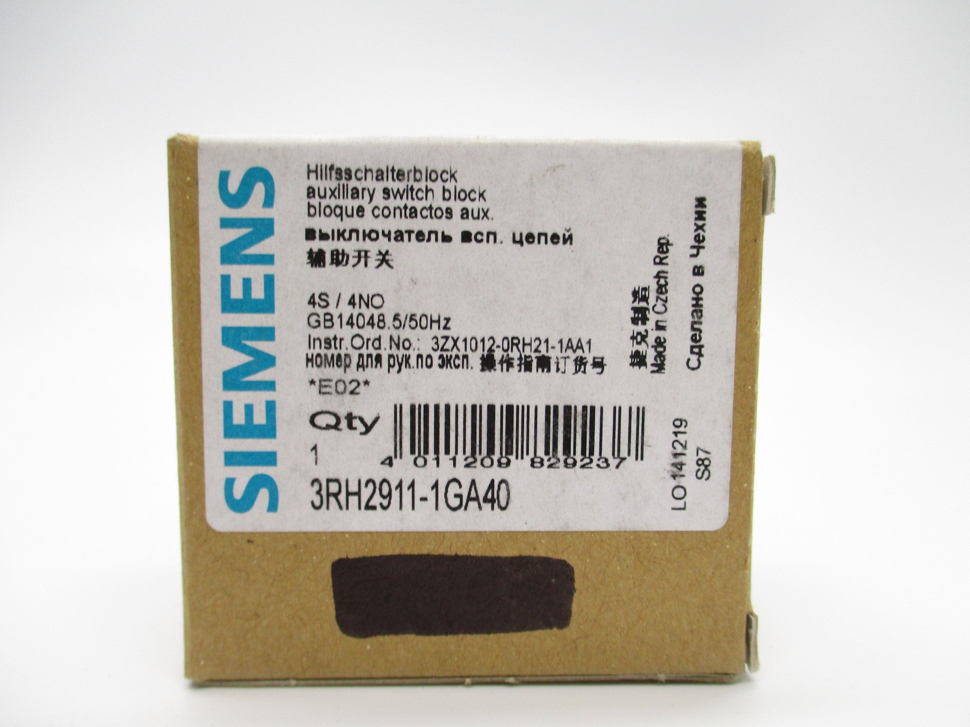 SIEMENS 3RH2911-1GA40 NSMP