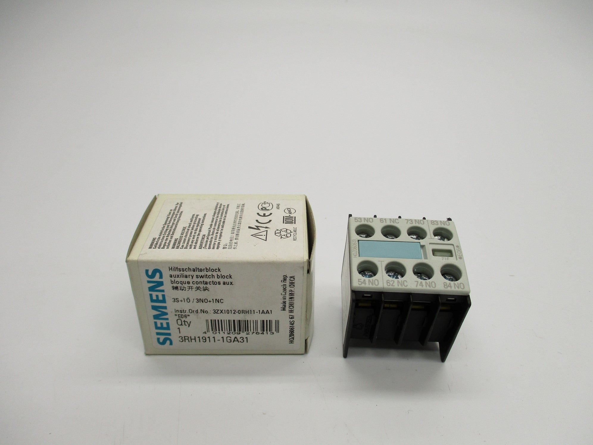 SIEMENS 3RH1911-1GA31 690V 10A NSMP