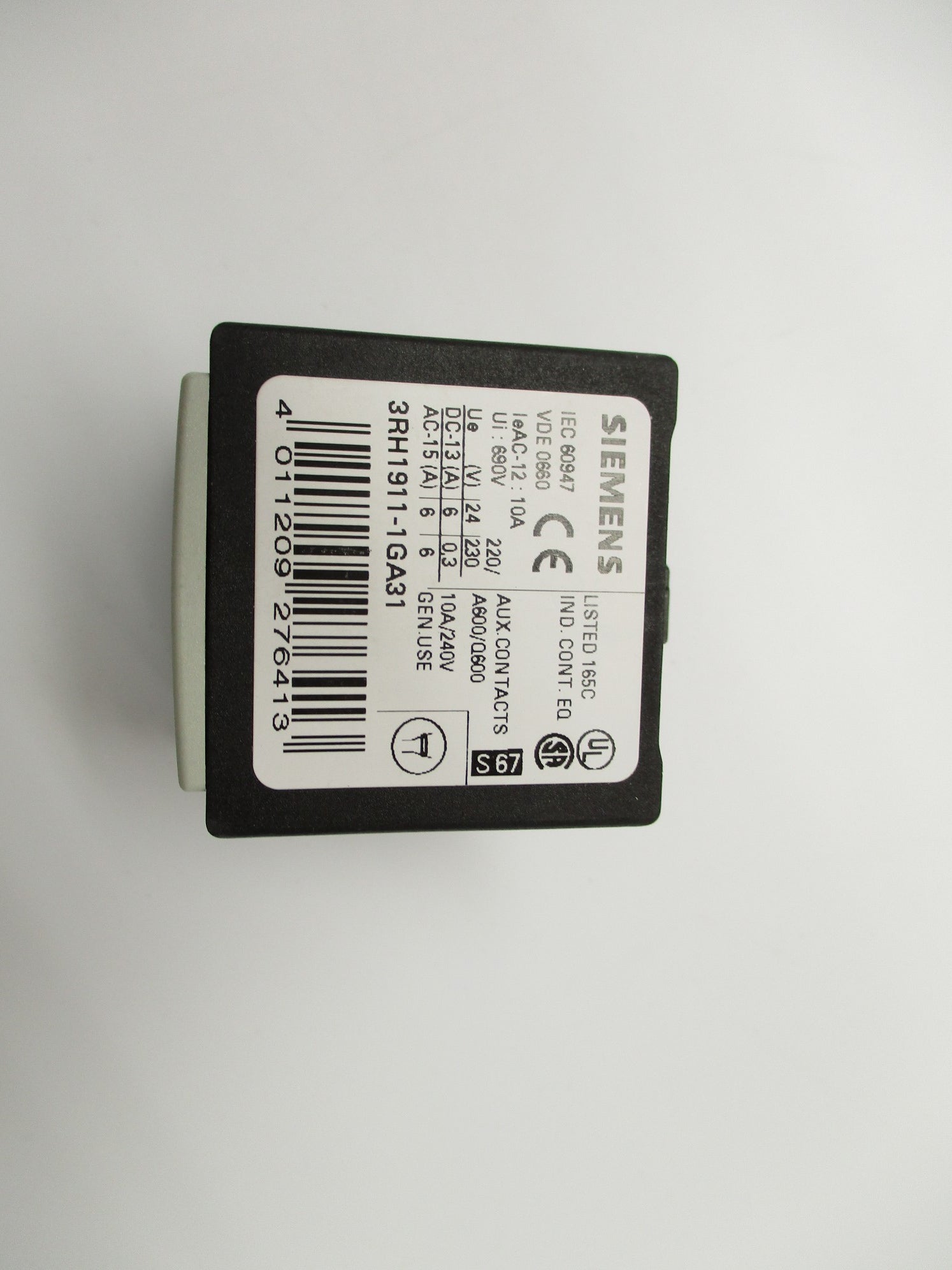 SIEMENS 3RH1911-1GA31 690V 10A NSMP
