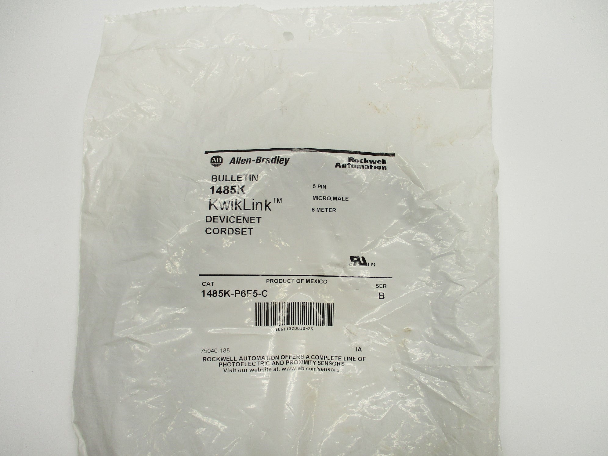 ALLEN BRADLEY 1485K-P6F5-C SER. B NSMP