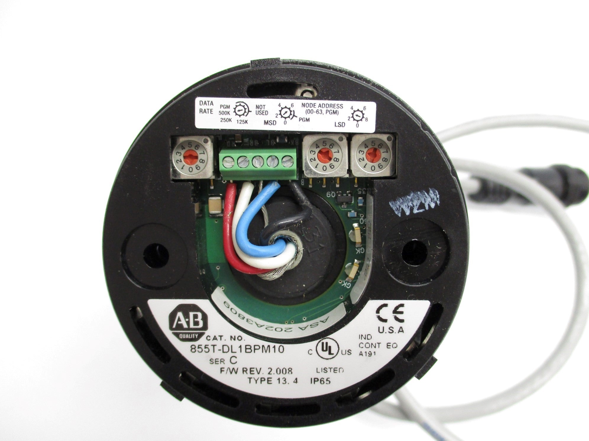 ALLEN BRADLEY 855T-DL1BPM10C SER. C F/W 2.008 NSMP
