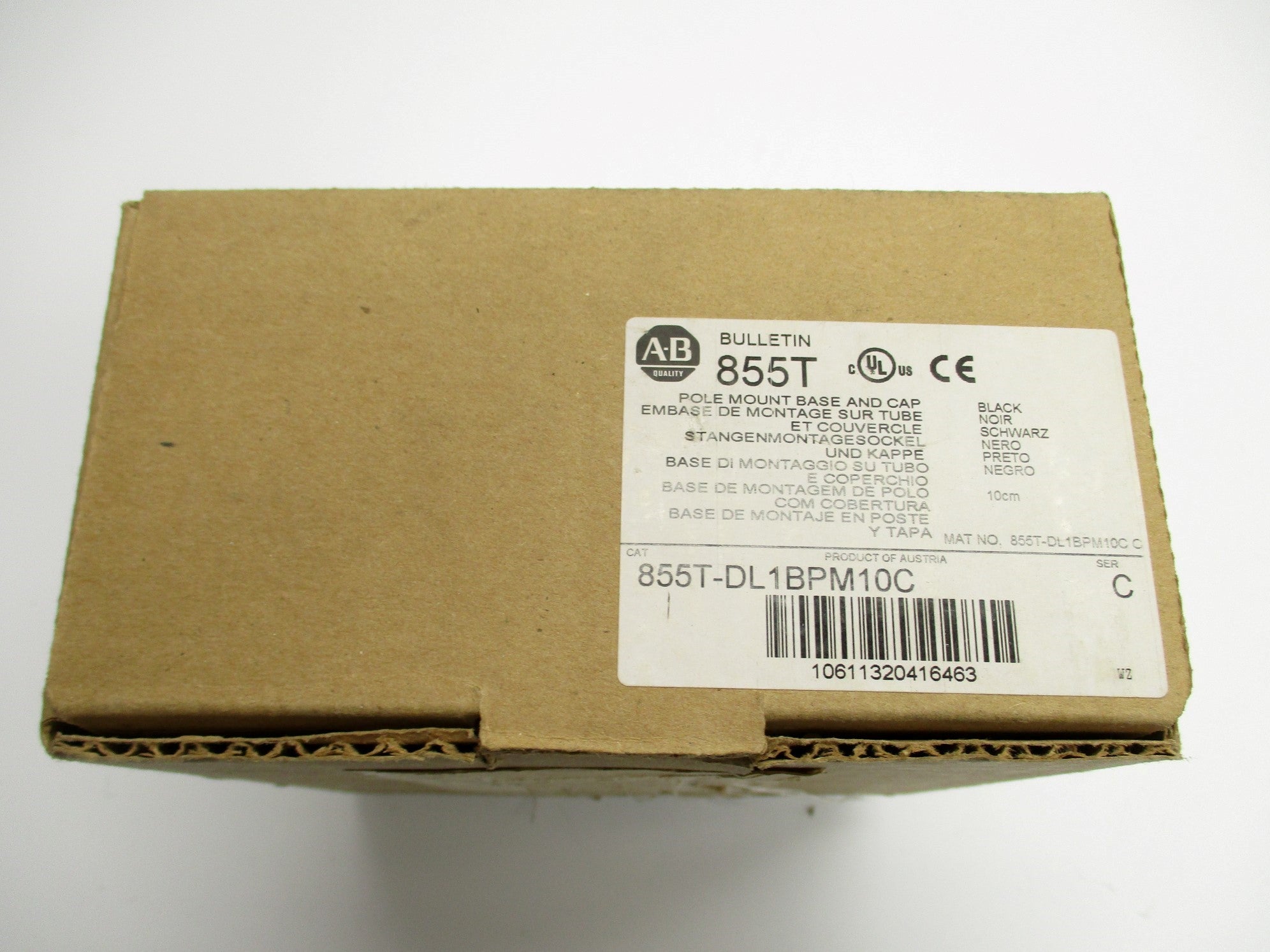 ALLEN BRADLEY 855T-DL1BPM10C SER. C F/W 2.008 NSMP