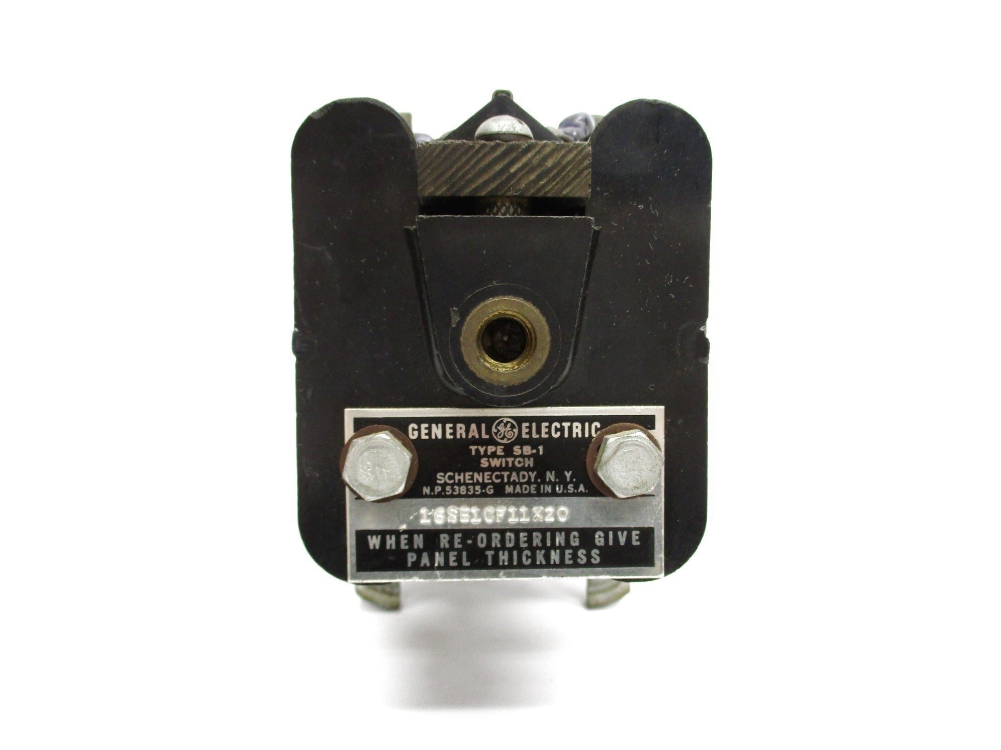 GENERAL ELECTRIC TYPE SB-1 16SEICF11X20 UNMP