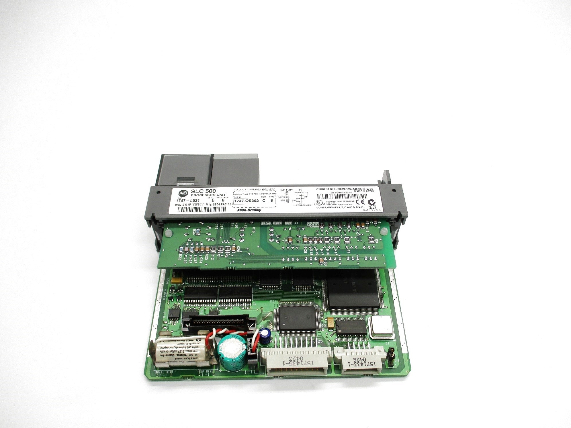 ALLEN BRADLEY 1747-L531 SER. E F/W 8 (NO KEY) (NO COVER) UNMP