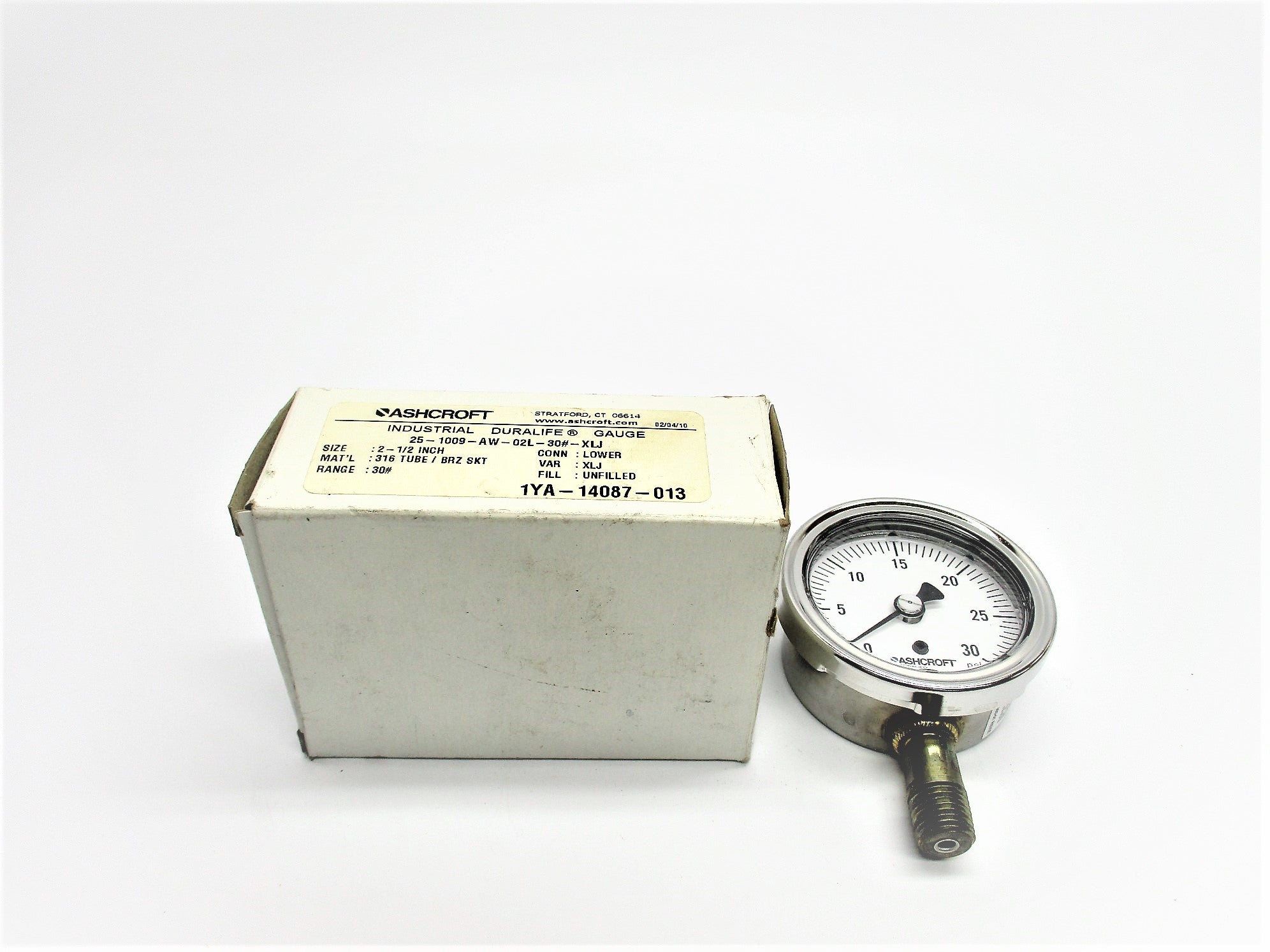 ASHCROFT 25-1009-AW-02L-30-XLJ NSMP