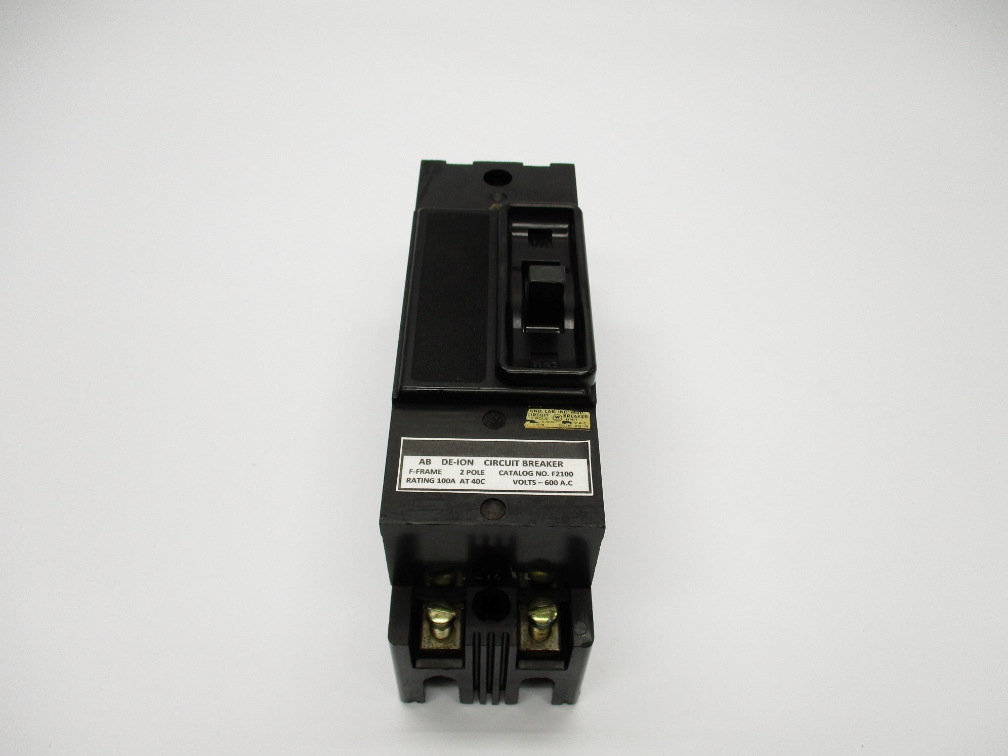 WESTINGHOUSE F2100 100A 600VAC UNMP