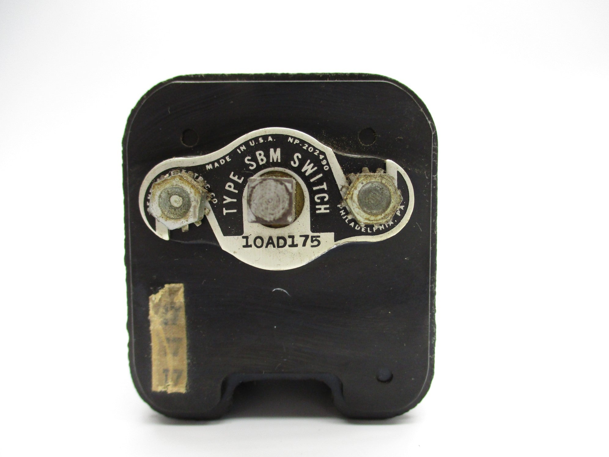 GENERAL ELECTRIC TYPE SBM 10AD175 UNMP