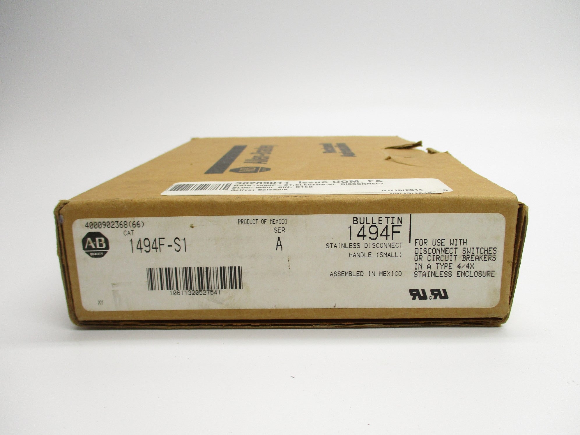 ALLEN BRADLEY 1494F-S1 SER. A (BR/WH) NSMP