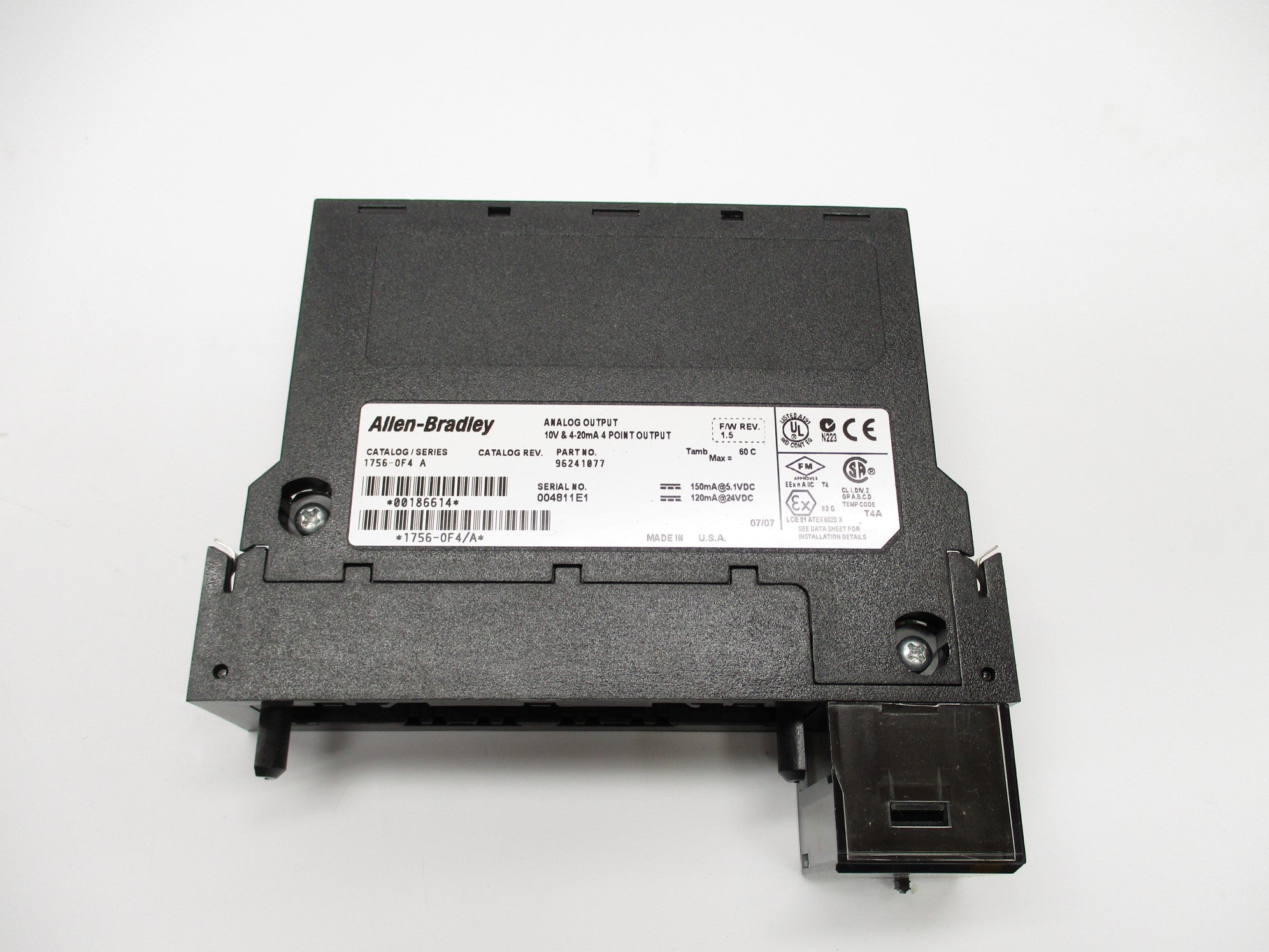 ALLEN BRADLEY 1756-OF4 SER. A F/W 1.5 NSMP