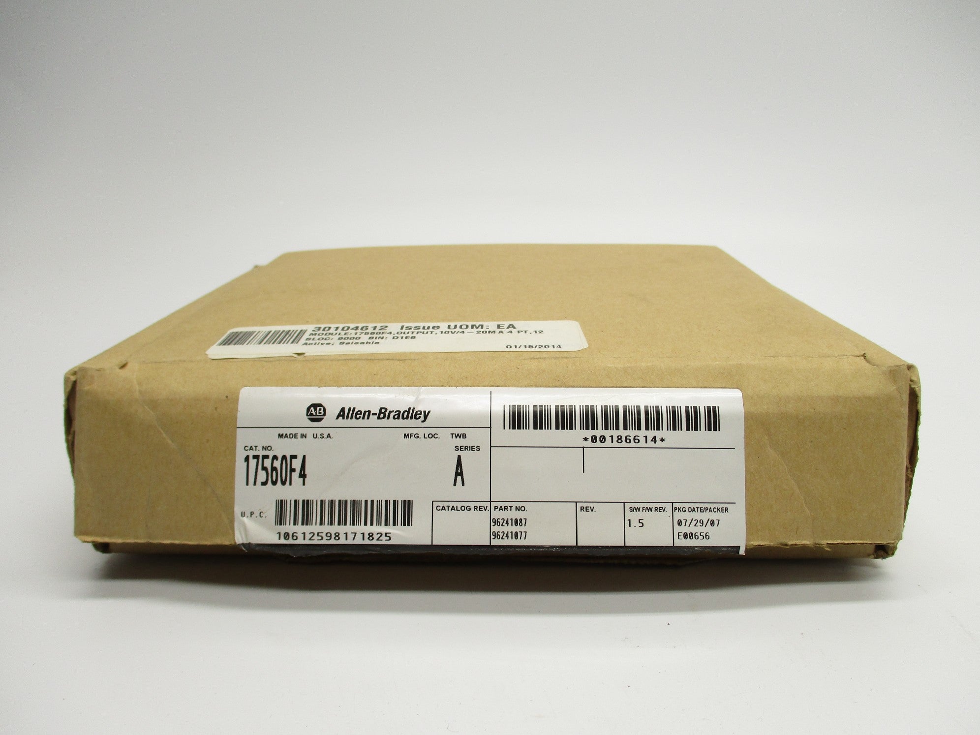 ALLEN BRADLEY 1756-OF4 SER. A F/W 1.5 NSMP