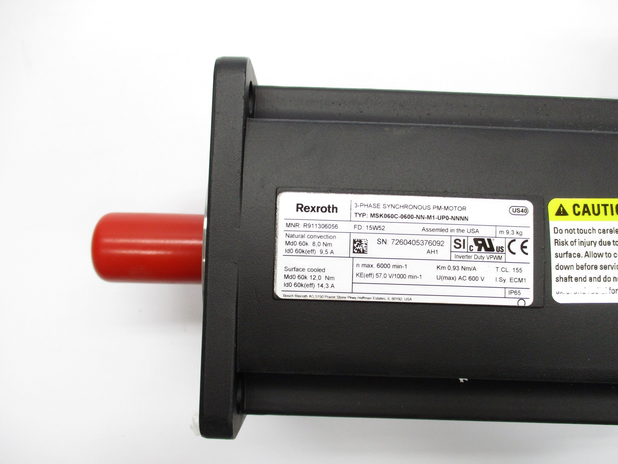 REXROTH MSK060C-0600-NN-M1-UP0-NNNN NSMP