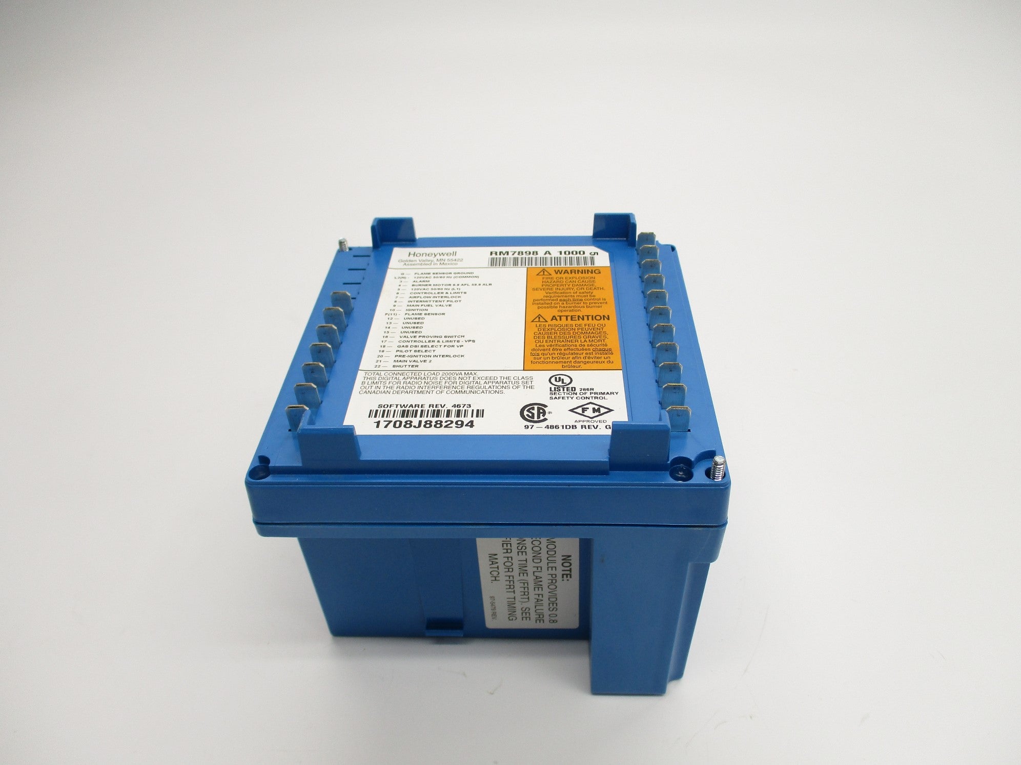 HONEYWELL RM7898A1000 UNMP