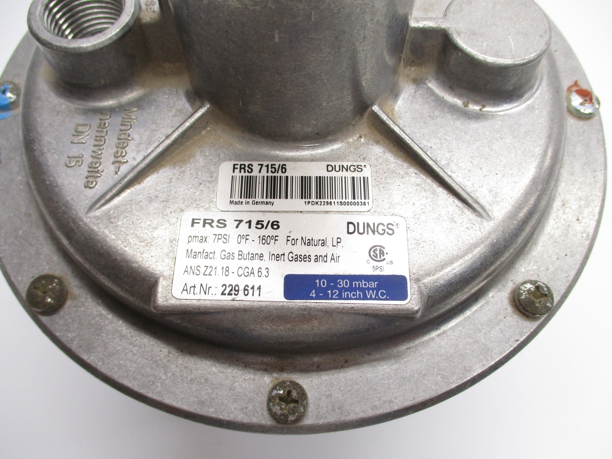 DUNGS FRS715/6 NSNP