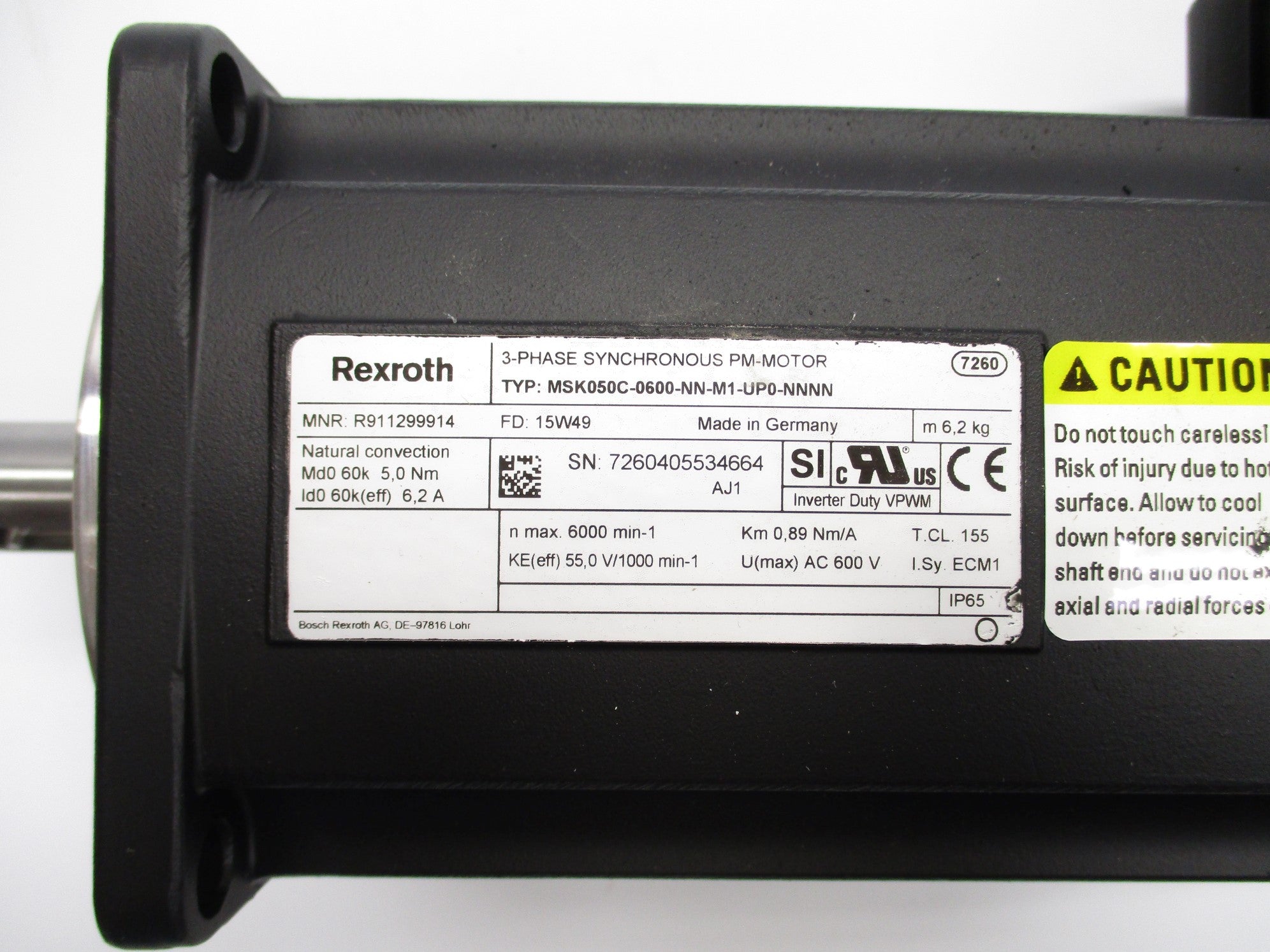 REXROTH MSK050C-0600-NN-M1-UP0-NNNN NSMP
