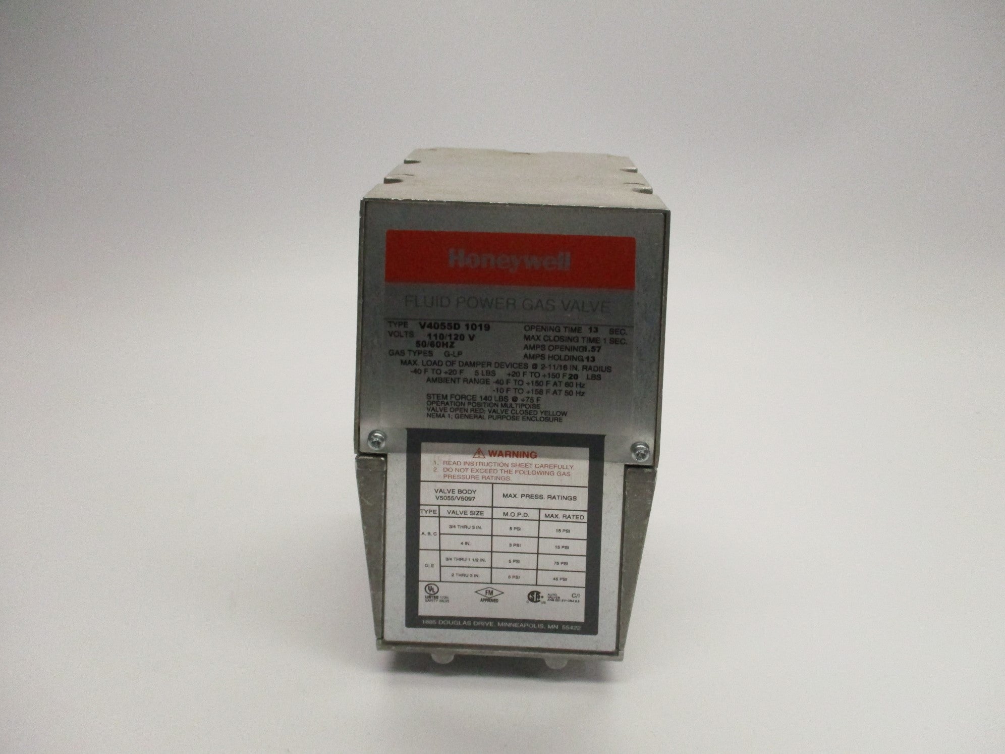 HONEYWELL V4055D1019 NSMP