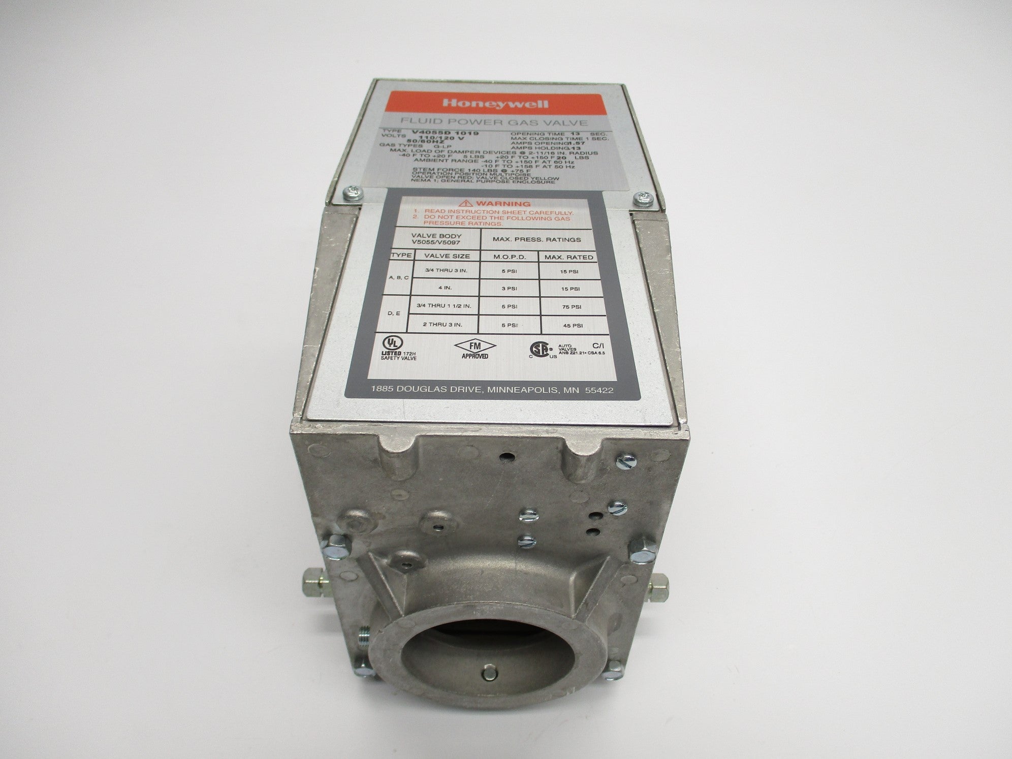 HONEYWELL V4055D1019 NSMP
