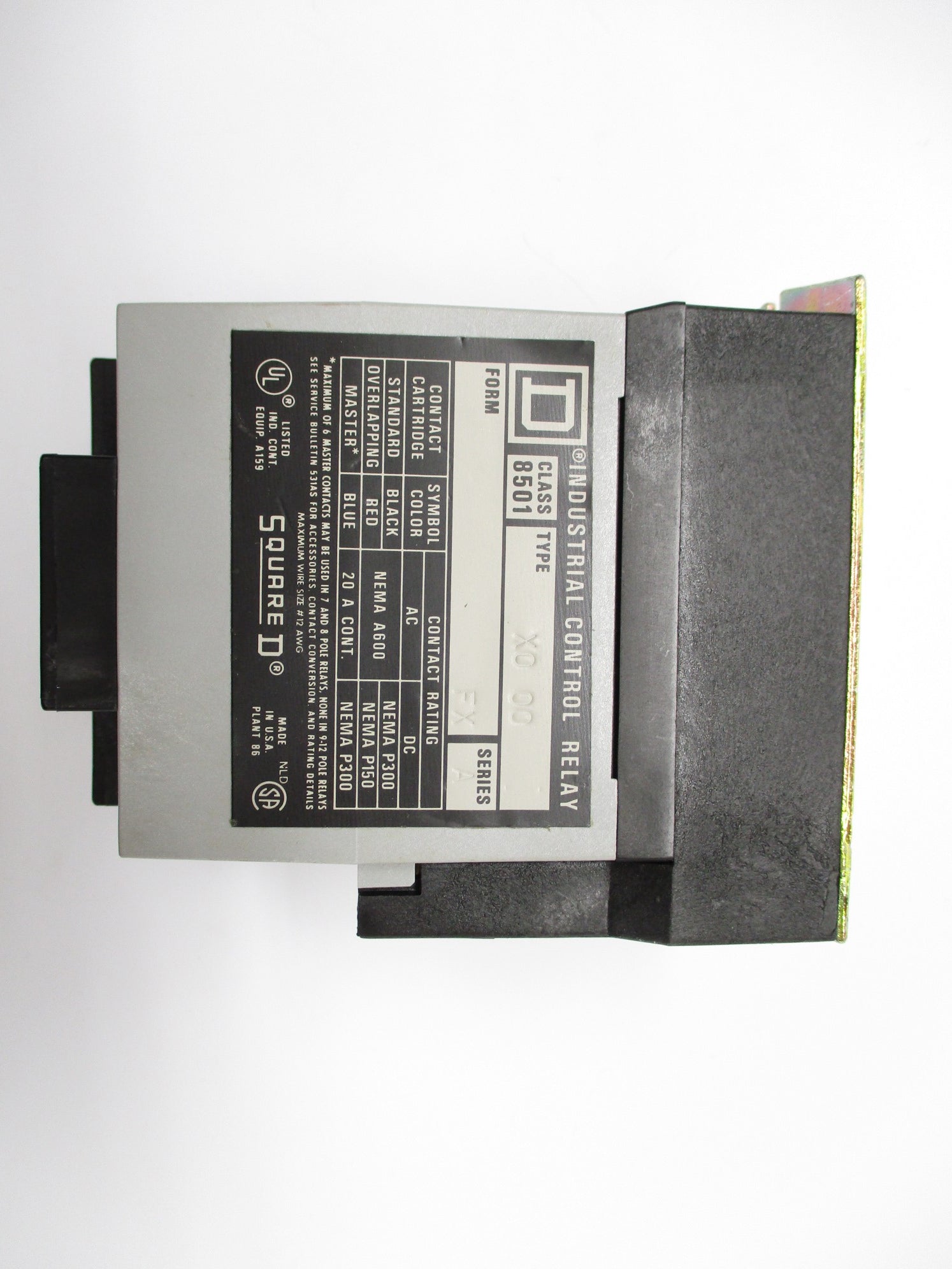 SQUARE D 8501-X000 SER. A NSNP