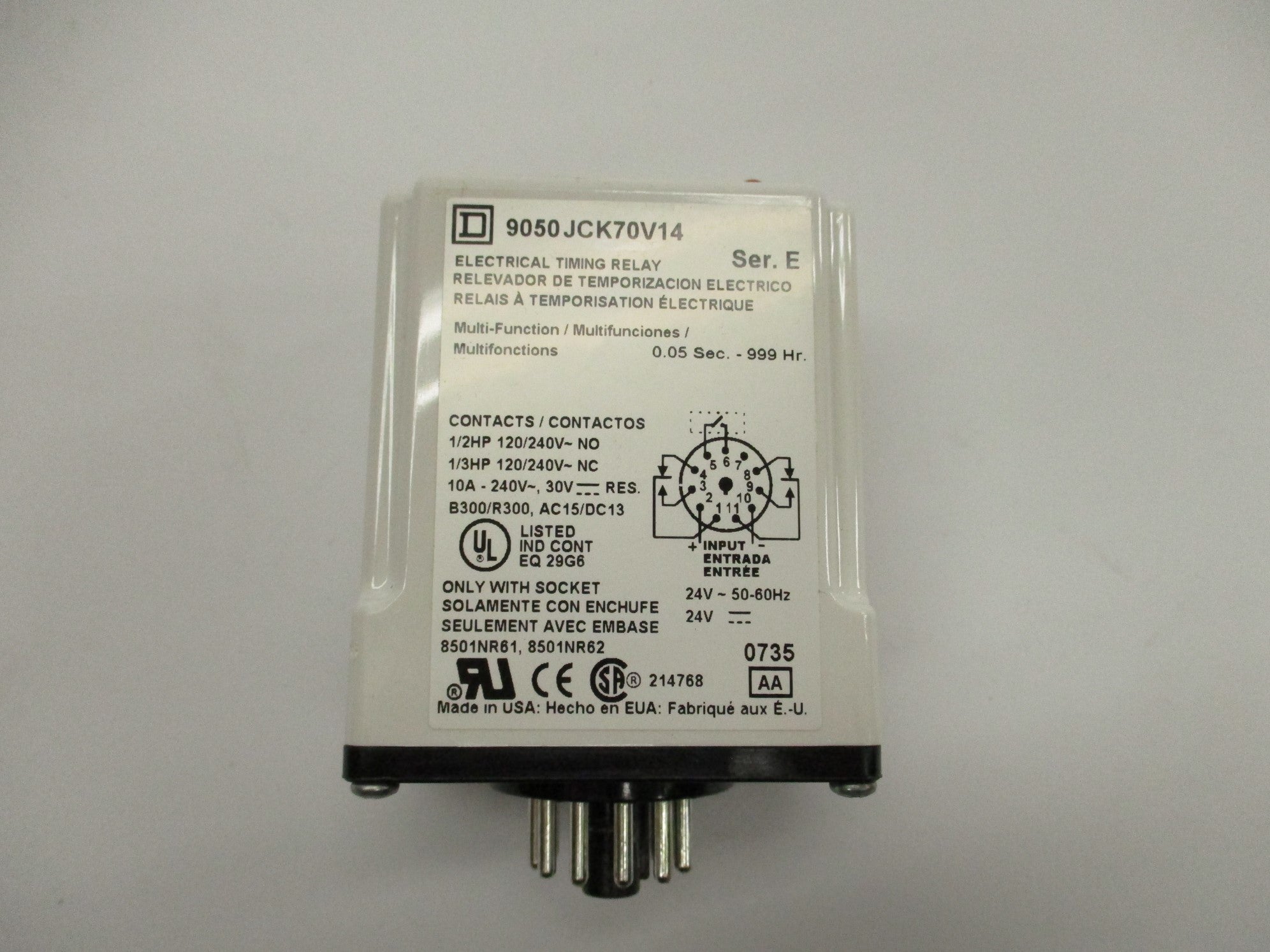 SQUARE D 9050JCK70V14 SER. E NSMP