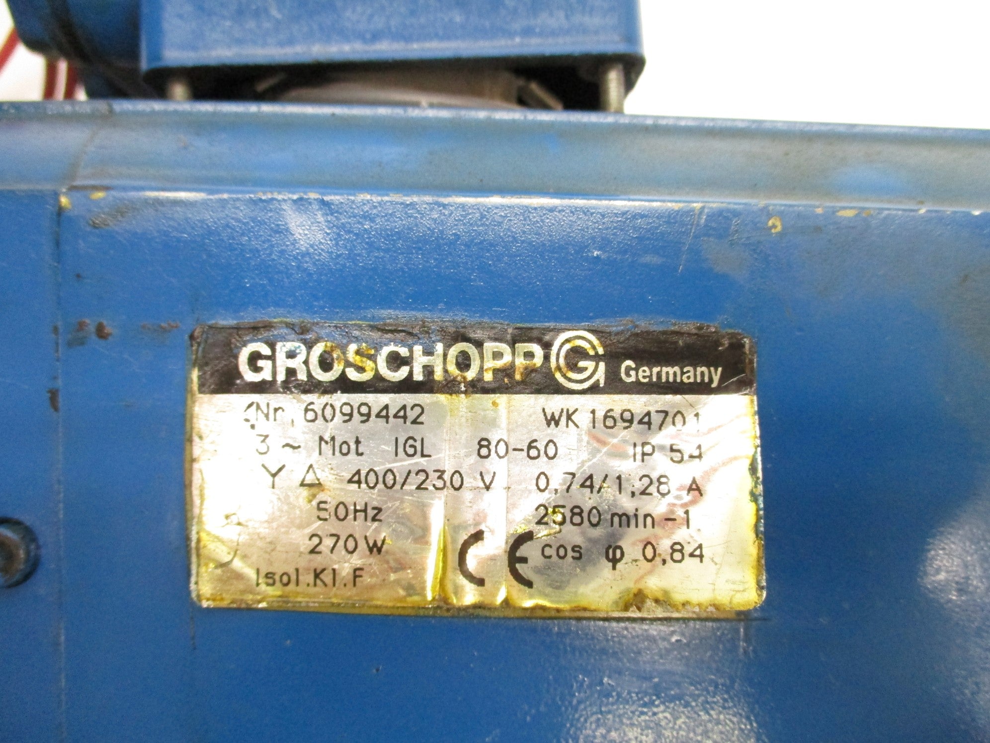 GROSCHOPP 6099442 WK1694701 (AS PICTURED) UNMP