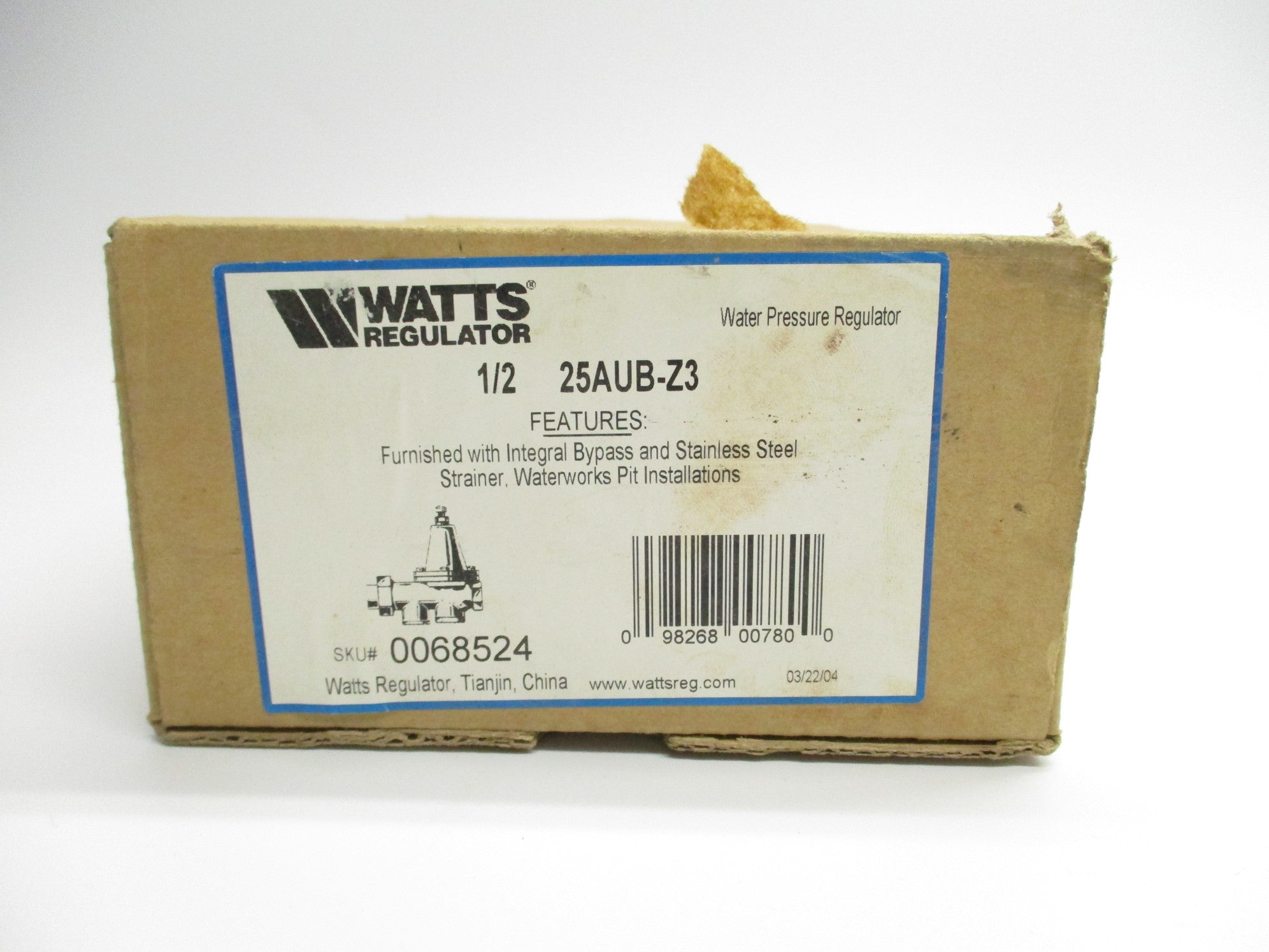 WATTS 1/2-25AUB-Z3 1/2" NSMP