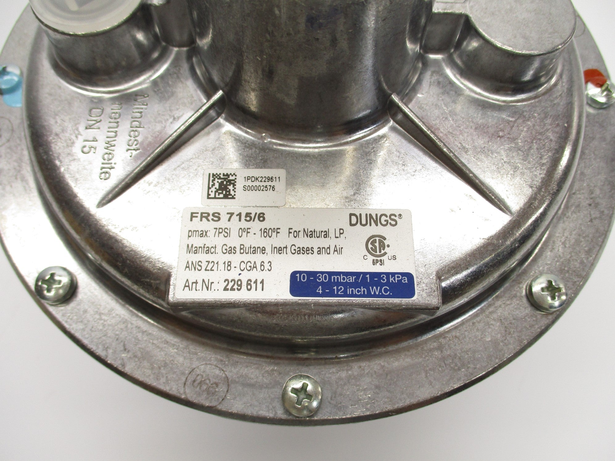 DUNGS FRS715/6 229611 NSMP