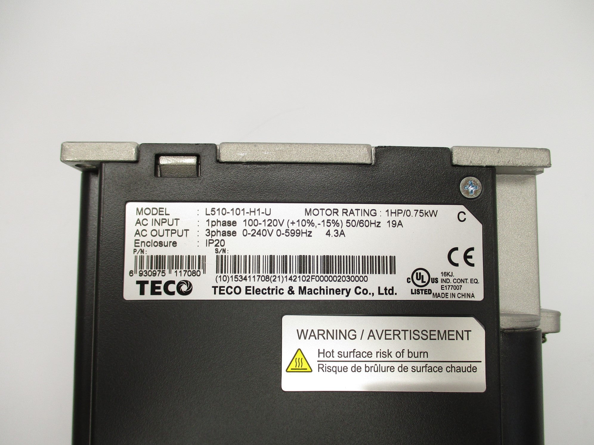 TECO L510-101-H1-U NSMP