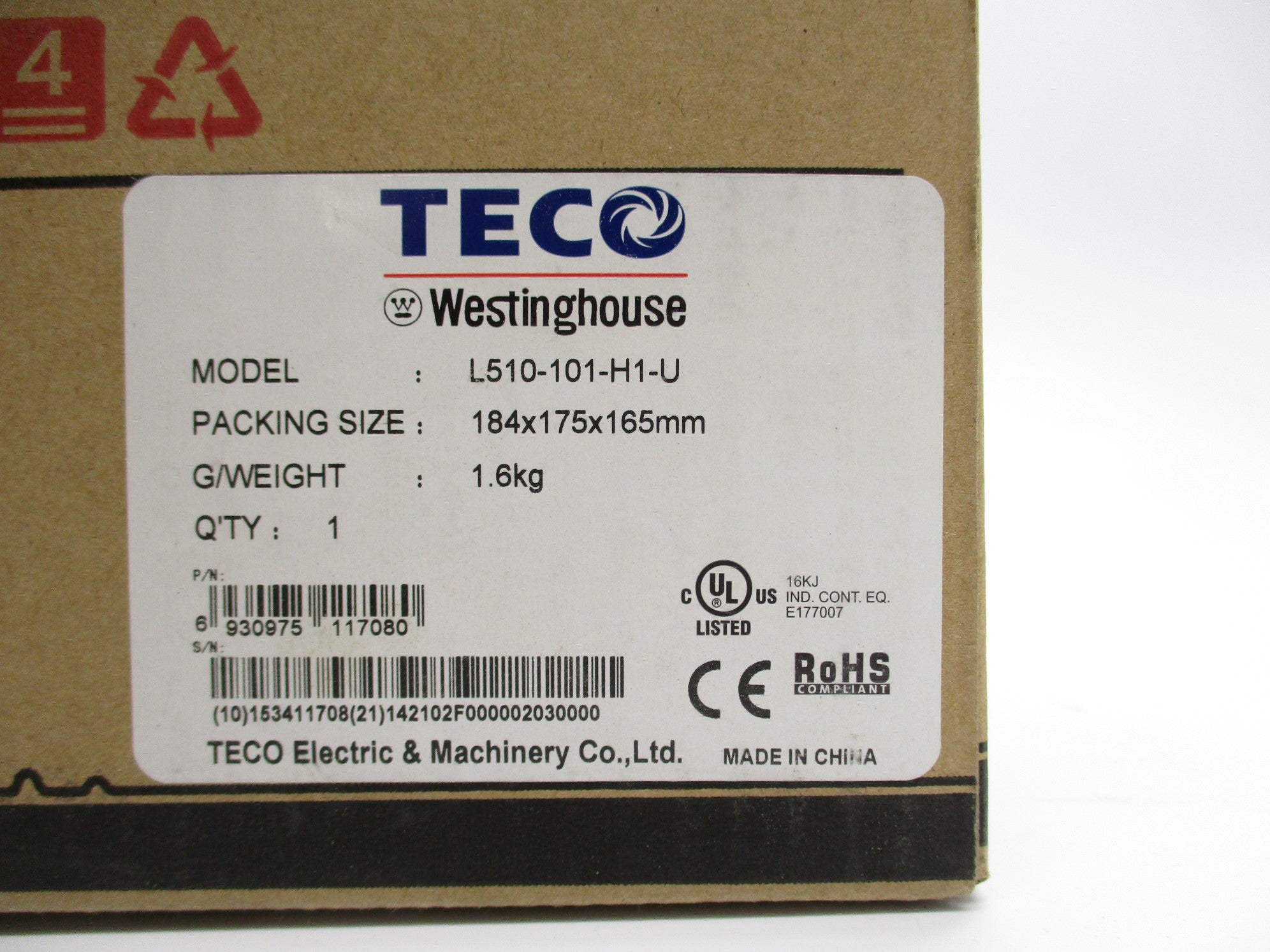 TECO L510-101-H1-U NSMP