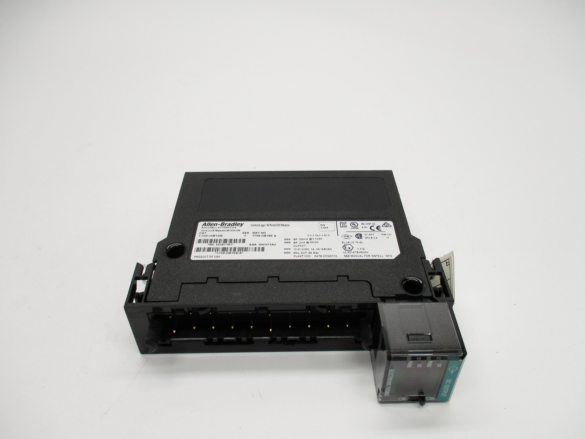 ALLEN BRADLEY 1756-OB16E SER. A F/W 3.004 NSMP