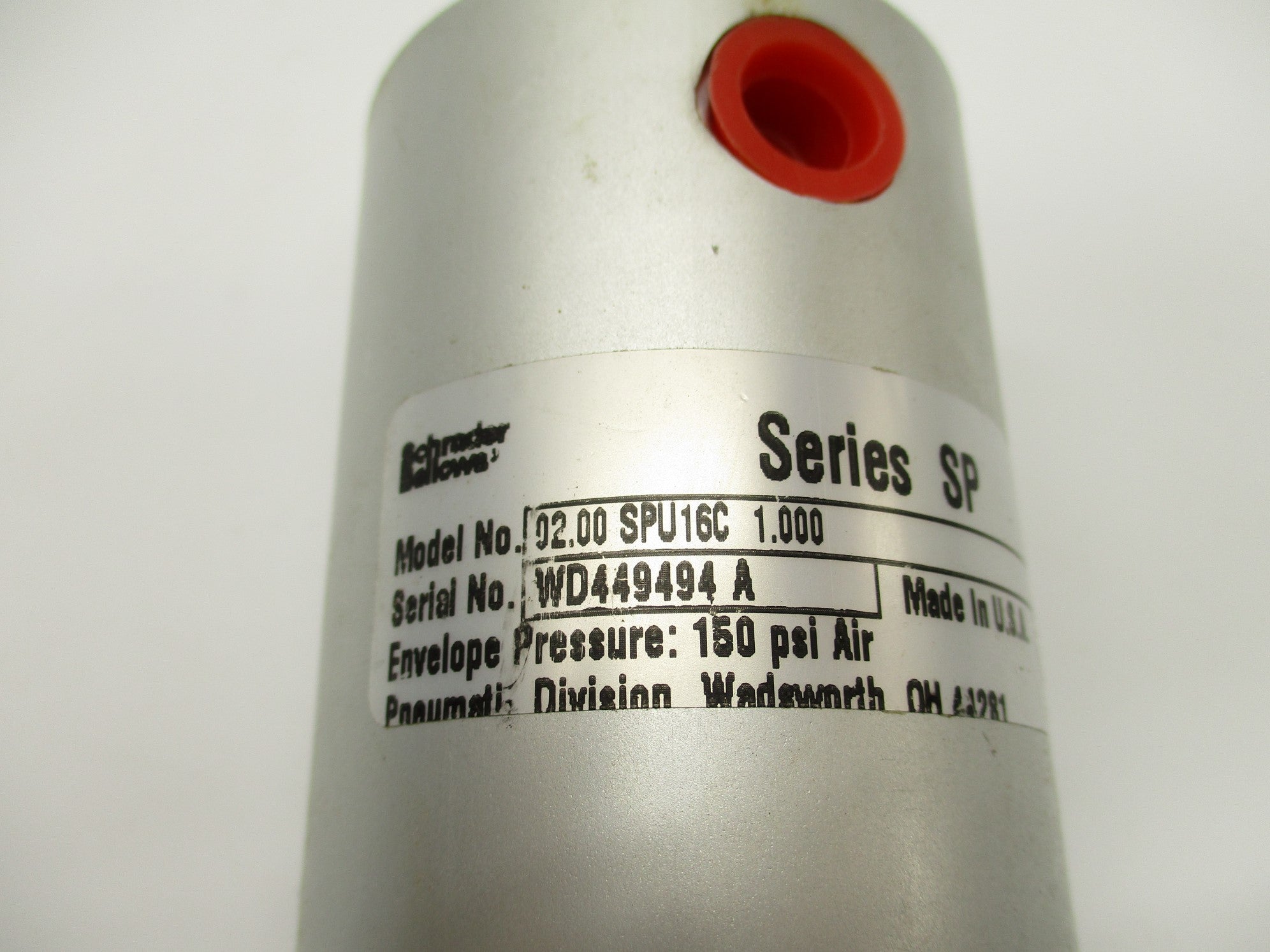 SCHRADER BELLOWS 02.00SPU16C1.000 NSNP