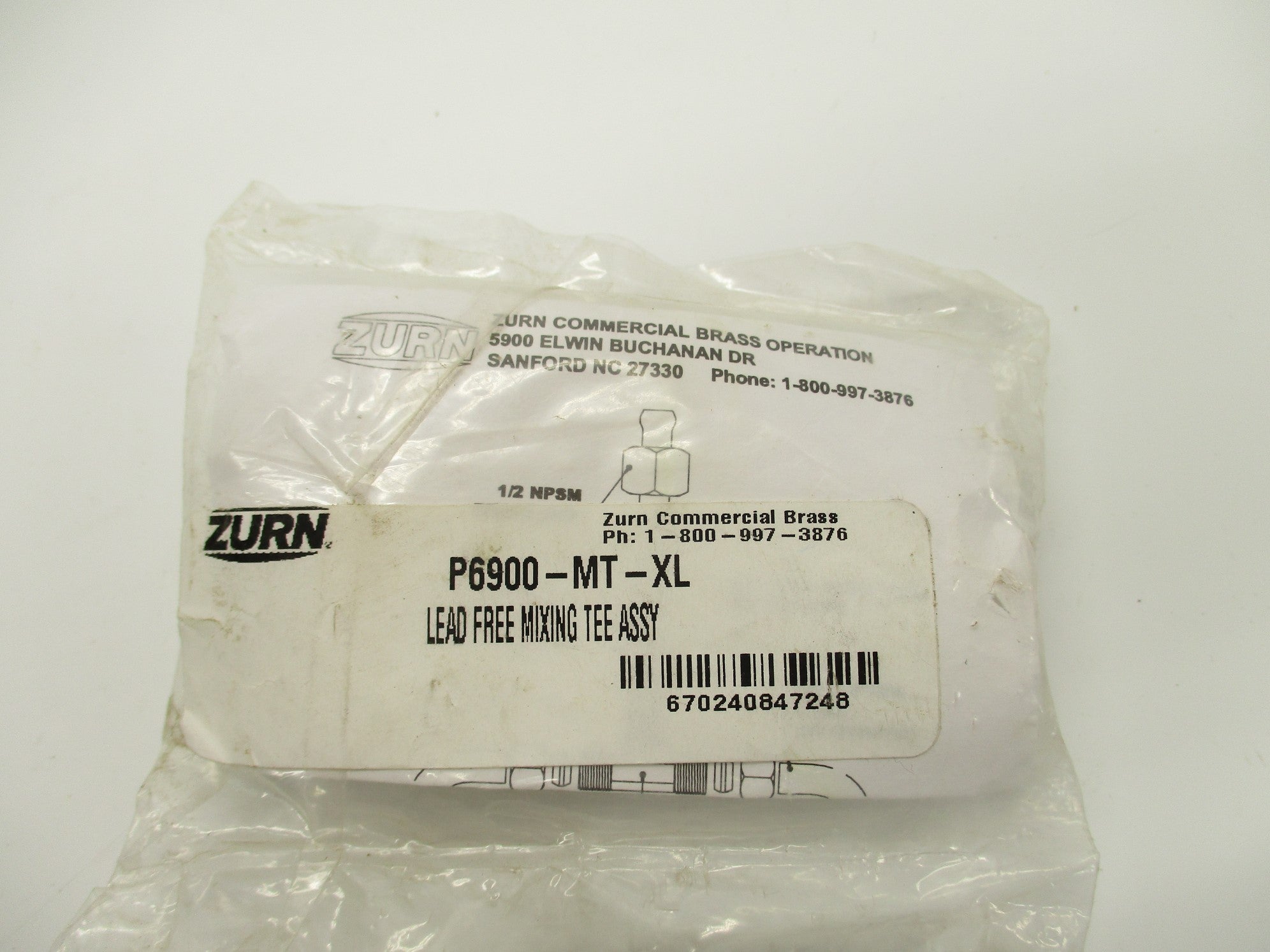 ZURN P6900-MT-XL NSMP