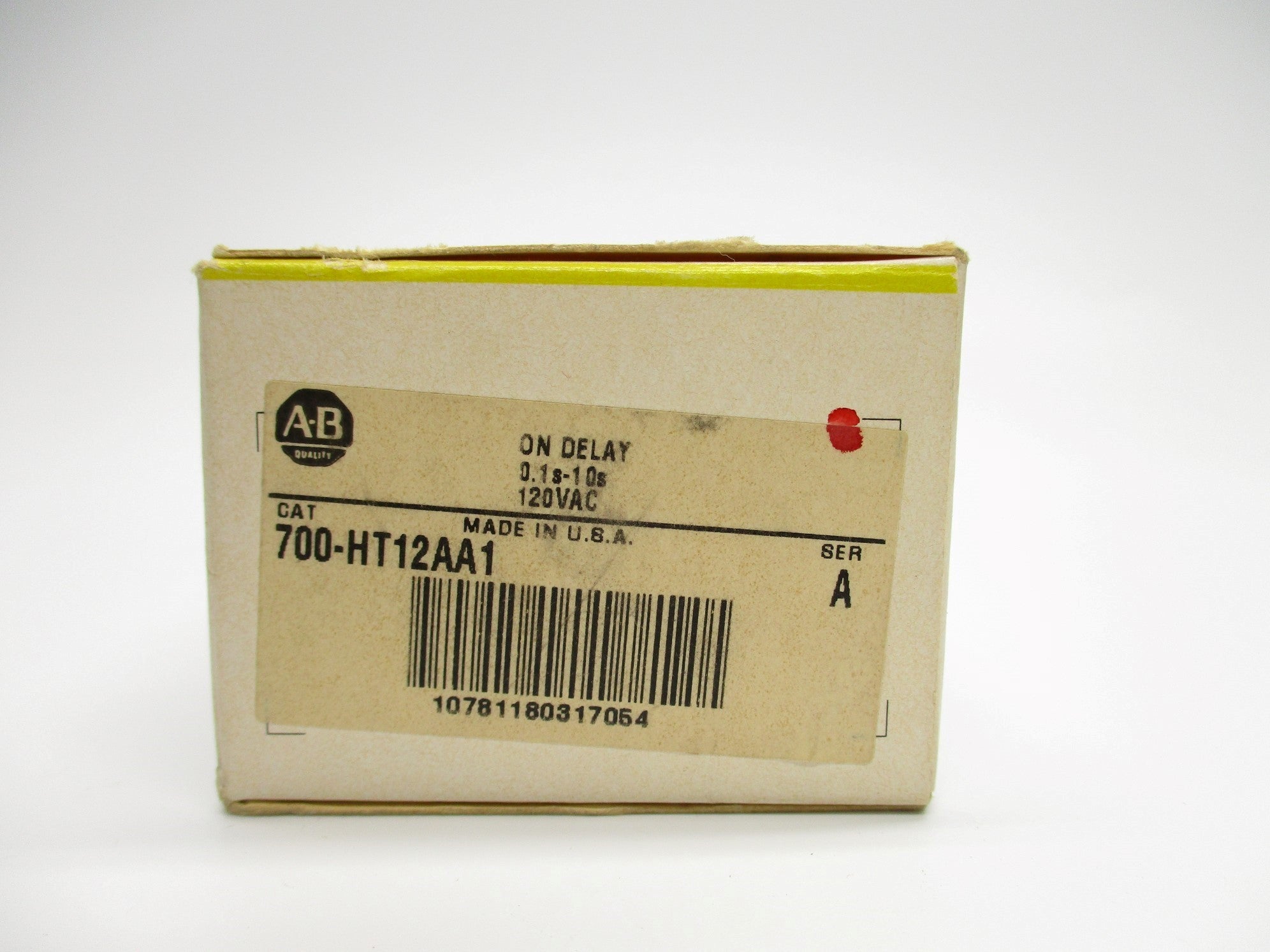 INDUSTRIAL SPARE PART 700-HT12AA1 SER. A 120VAC 10A 0.1-10S (BK/YL) NSMP