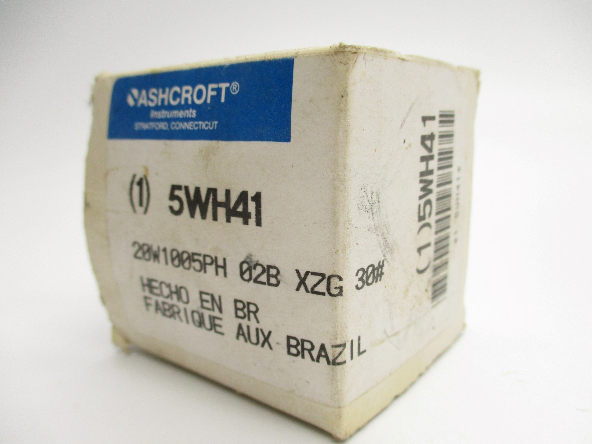 ASHCROFT 20W1005PH 02B XZG 30# 5WH41 0-30PSI NSMP