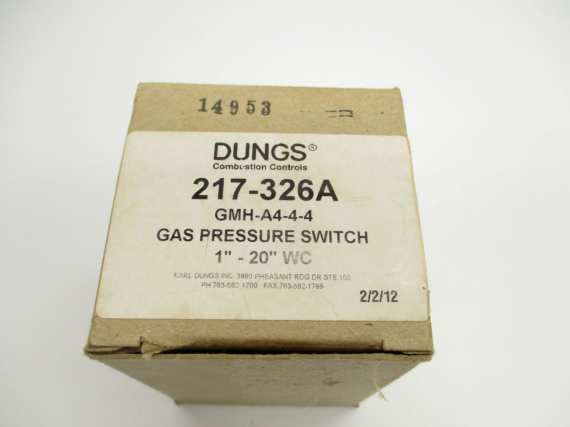 DUNGS GMH-A4-4-4 NSMP