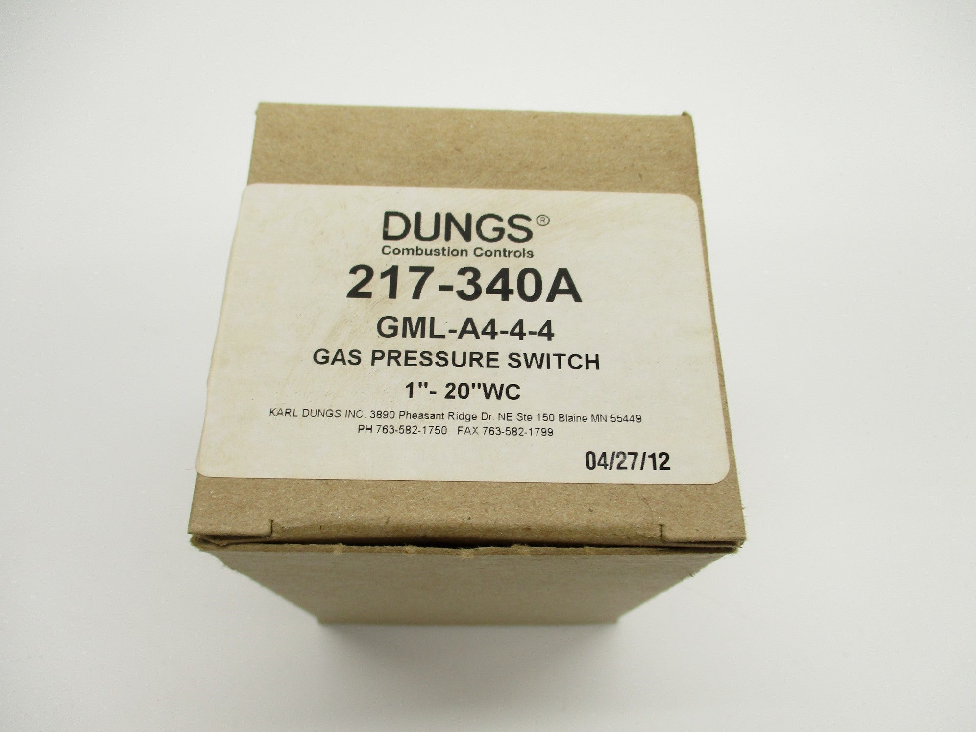 DUNGS GML-A4-4-4 NSMP