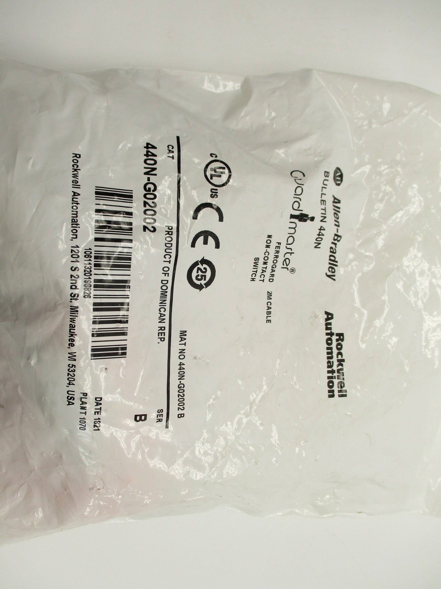 ALLEN BRADLEY 440N-G02002 SER. B NSMP